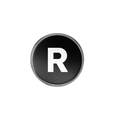 Vintage "R" Pin