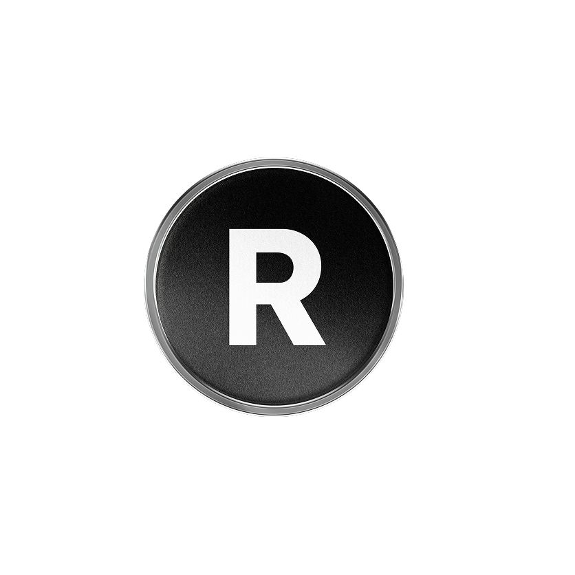 Vintage "R" Pin